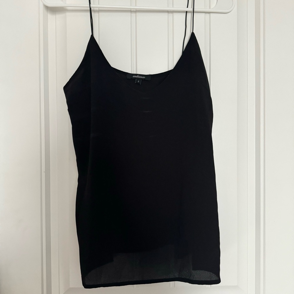 4 Small Polyester Spegetti String Blouses - image 2